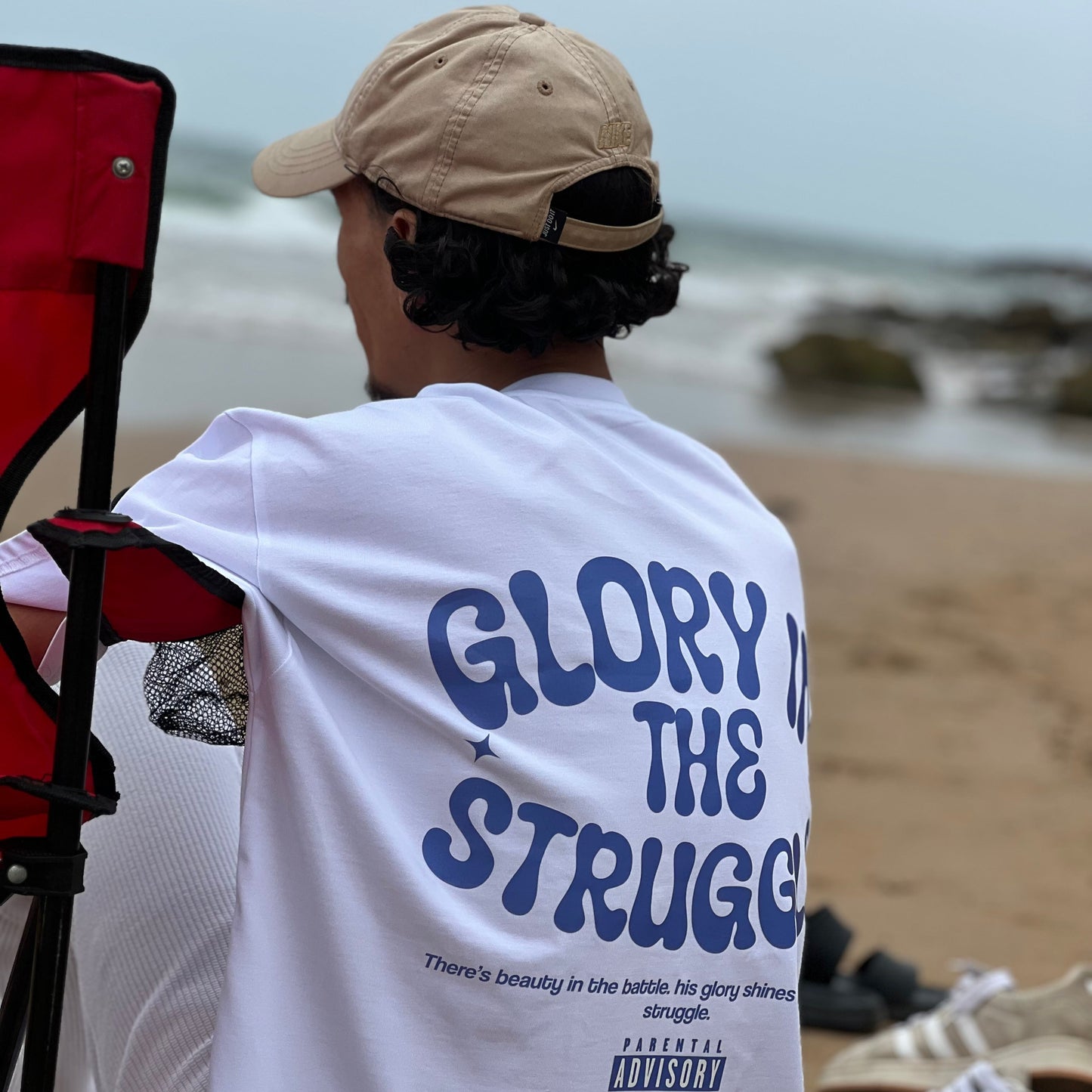 Glory In The Struggle- Oversized Tshirt